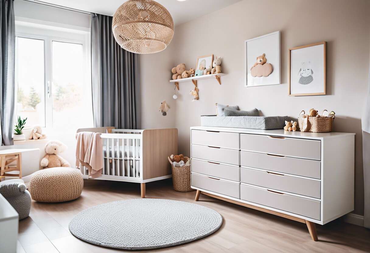 Sélection de meubles de rangement adaptés pour bébé